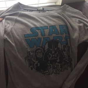 a reversible star wars long sleeve shirt